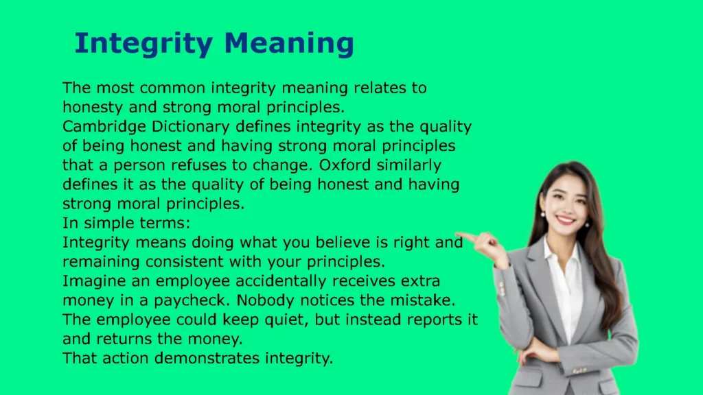 Integrity Meaning