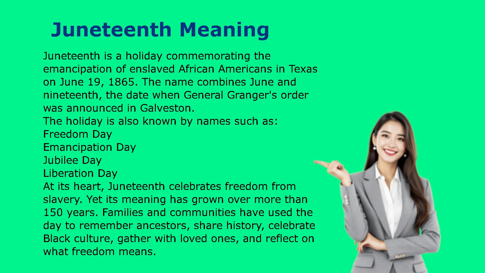 Juneteenth Meaning