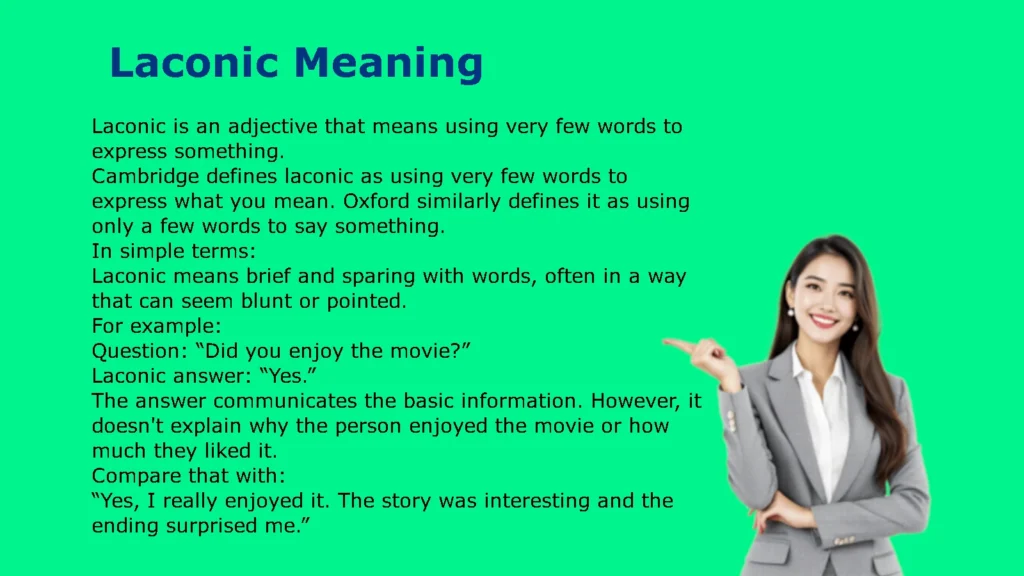 Laconic Meaning