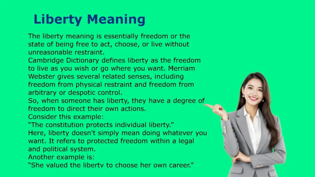 Liberty Meaning