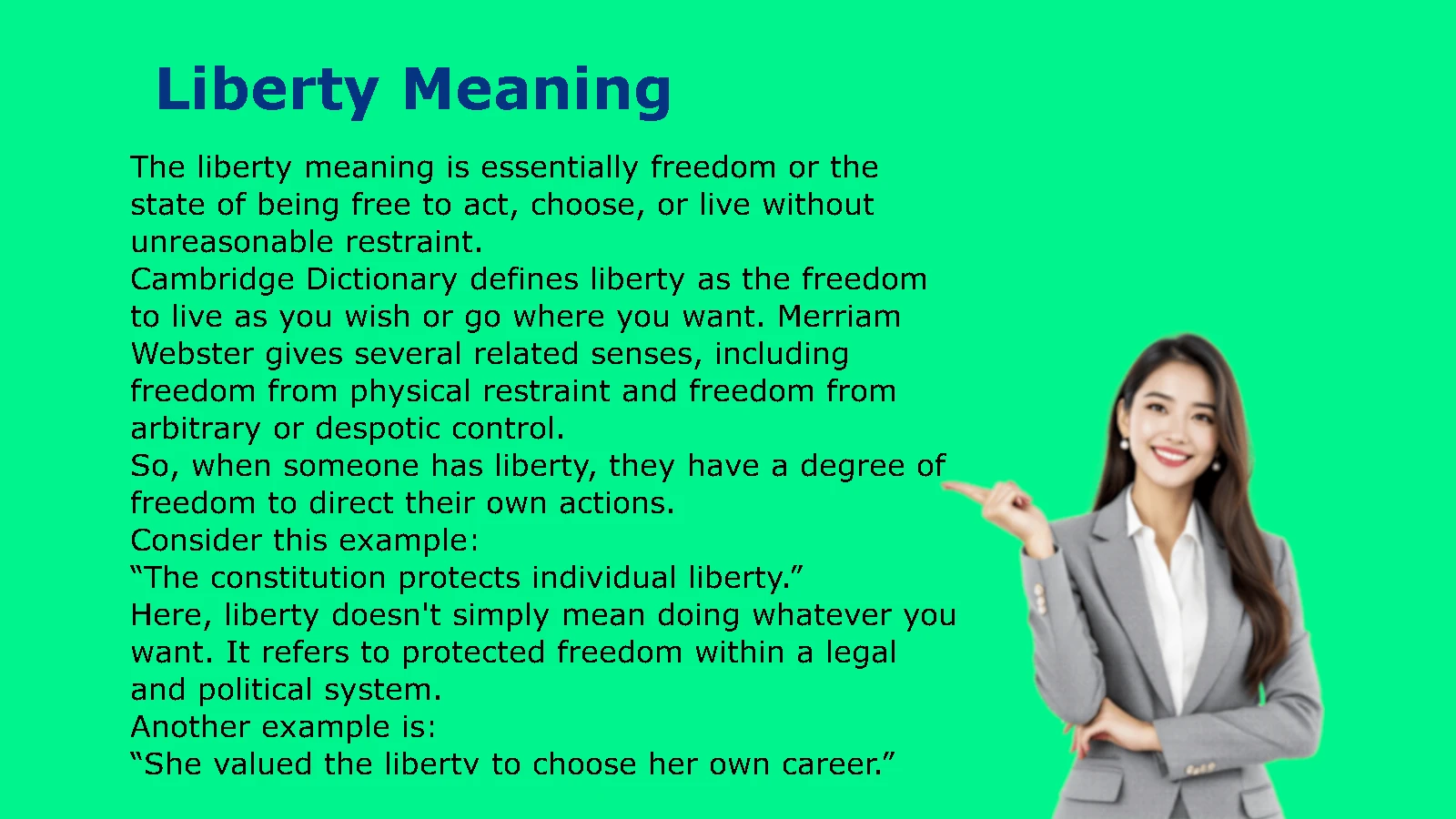Liberty Meaning