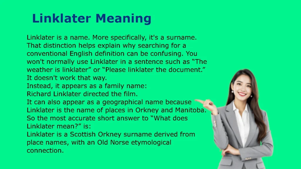 Linklater Meaning