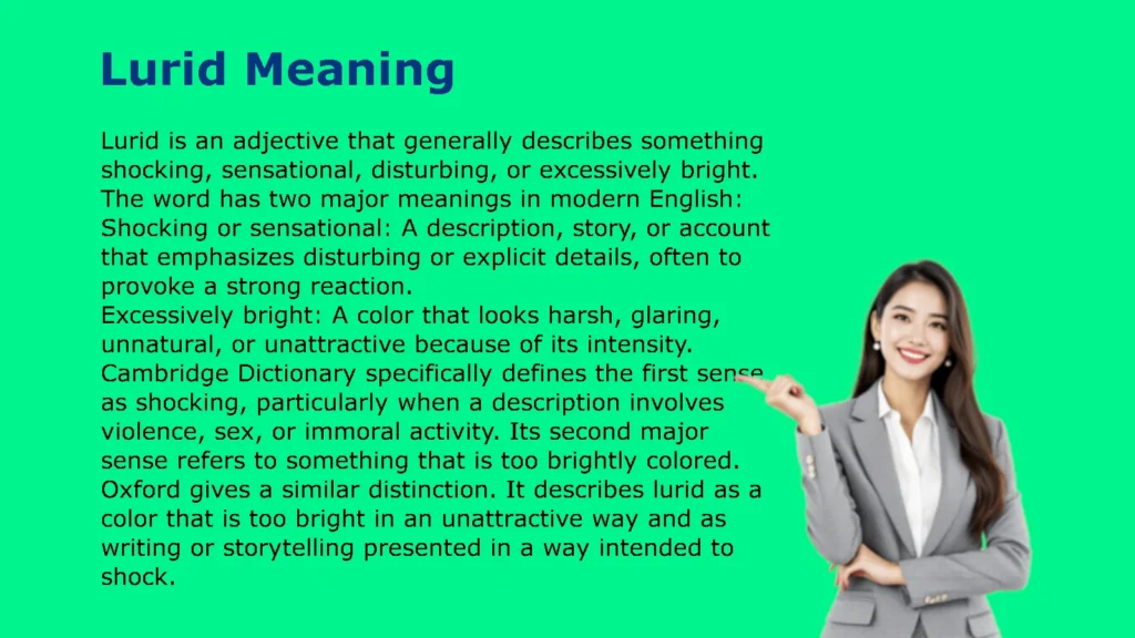 Lurid Meaning
