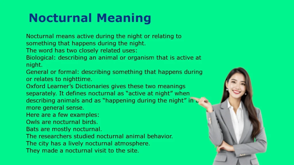 Nocturnal Meaning
