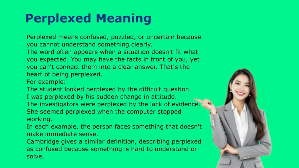 Perplexed Meaning
