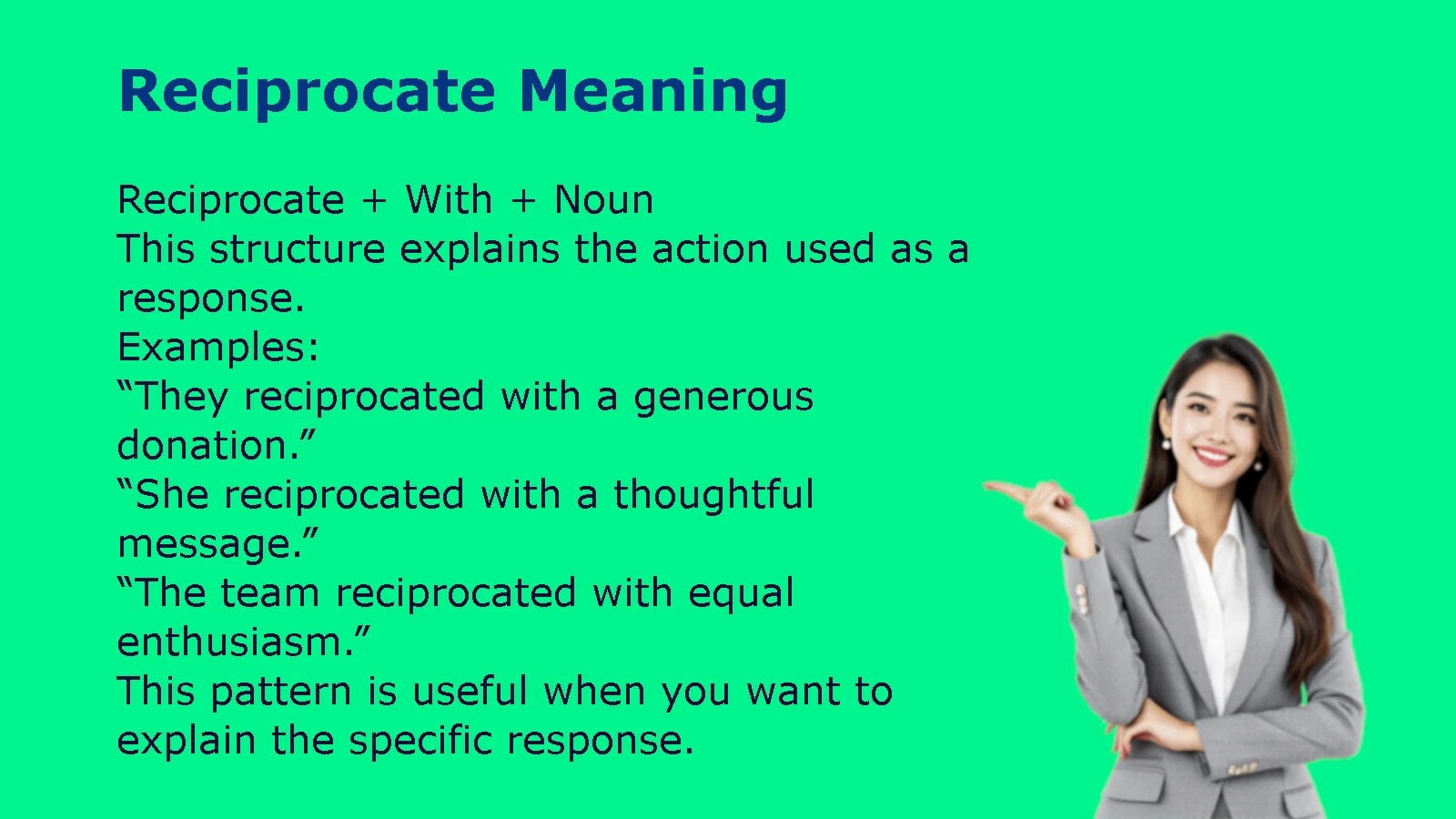Reciprocate Meaning