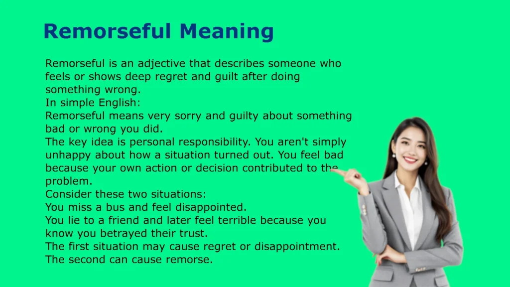 Remorseful Meaning