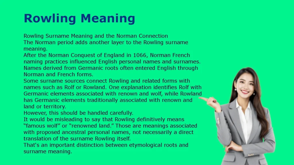 Rowling Meaning