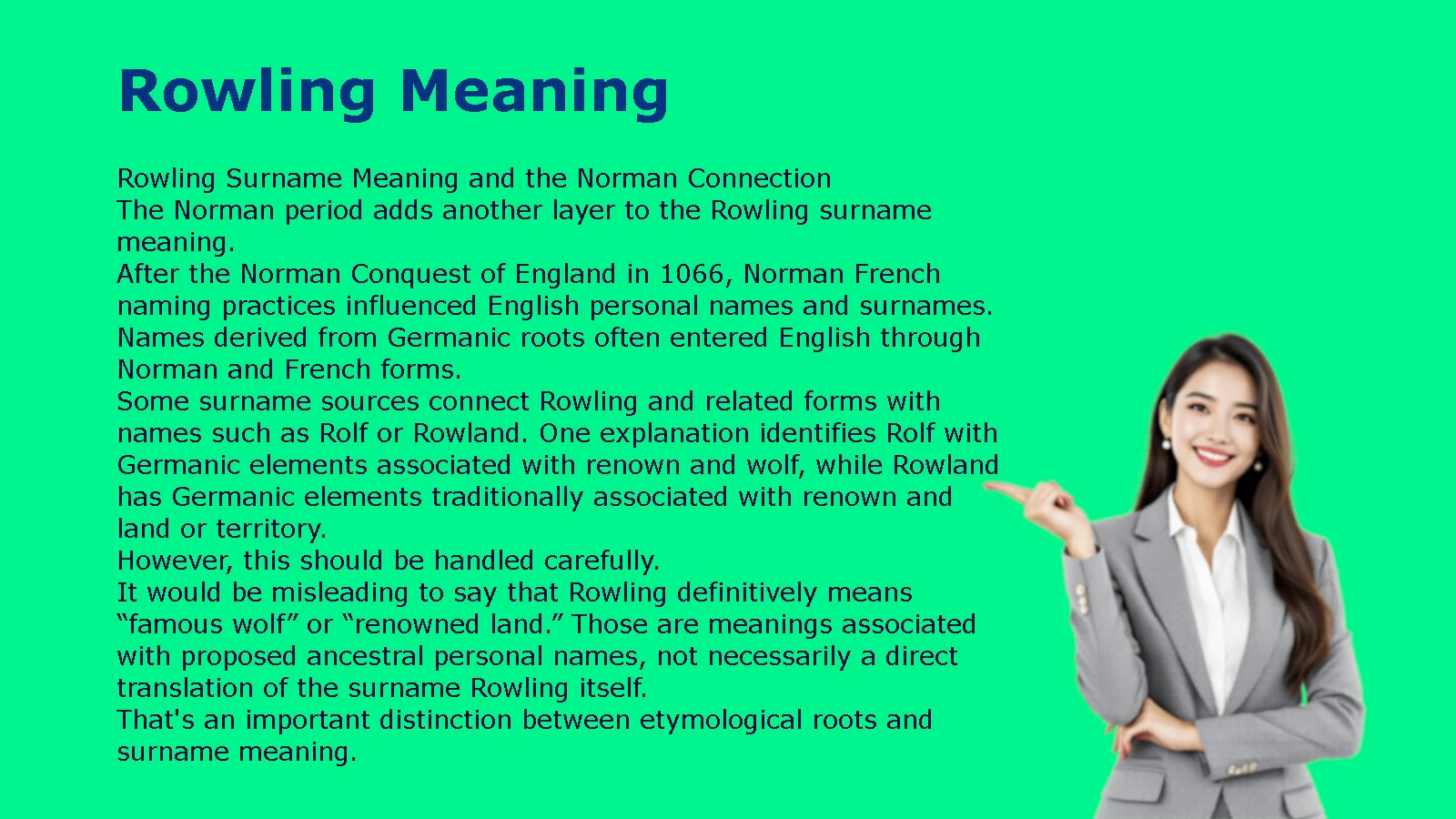 Rowling Meaning