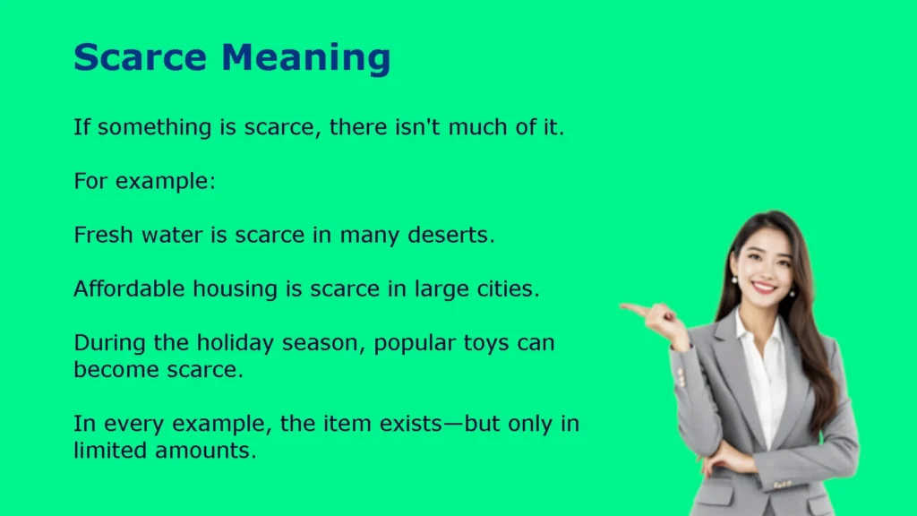 Scarce Meaning