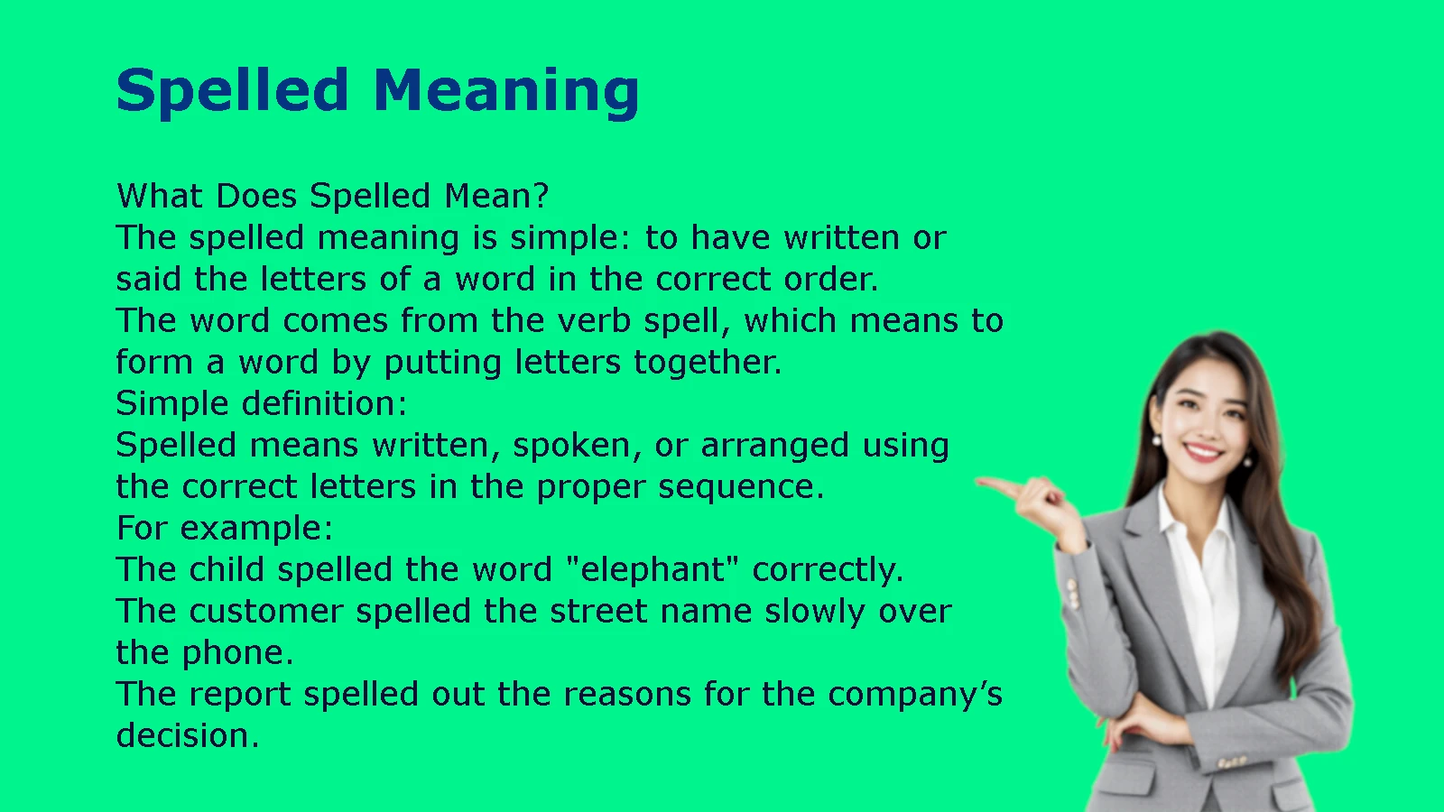 Spelled Meaning