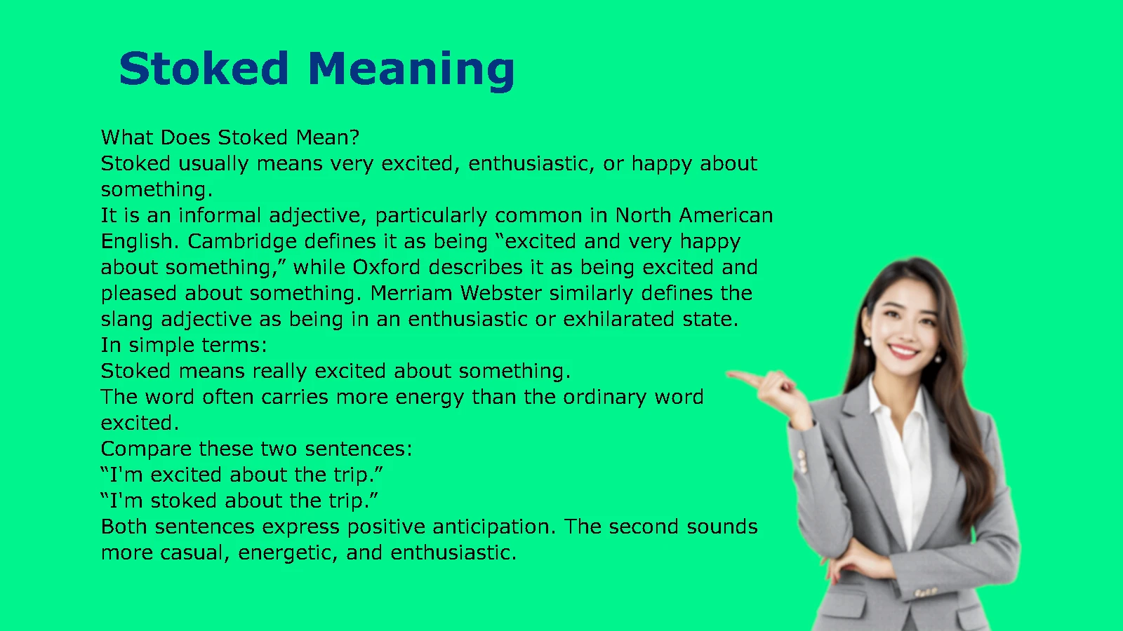 Stoked Meaning