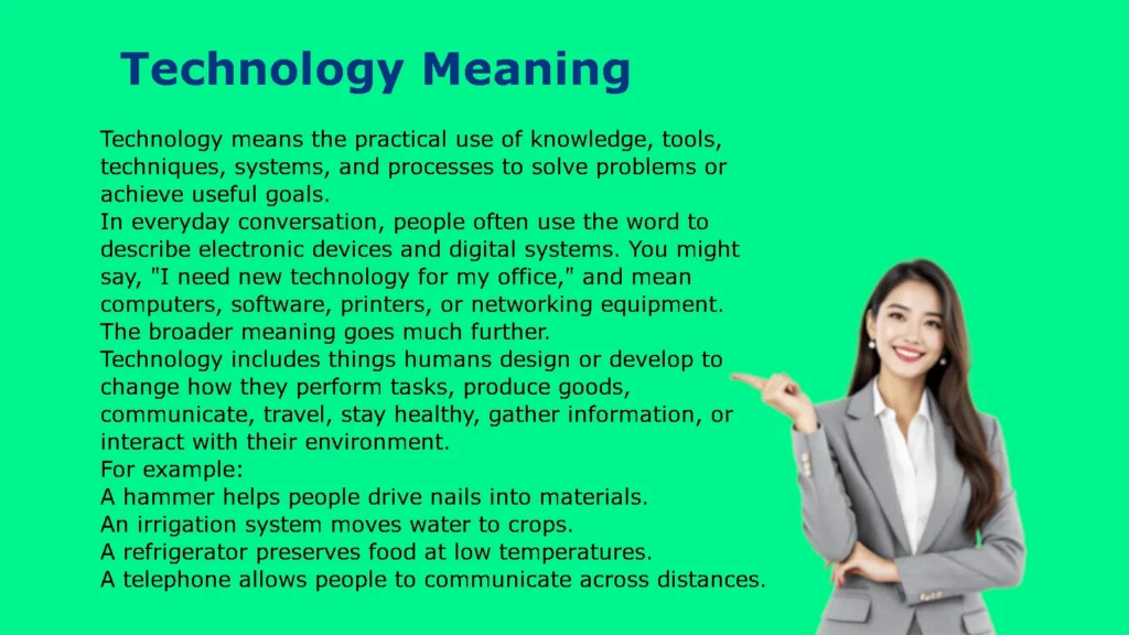 Technology Meaning