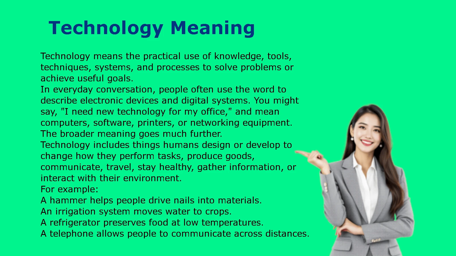 Technology Meaning