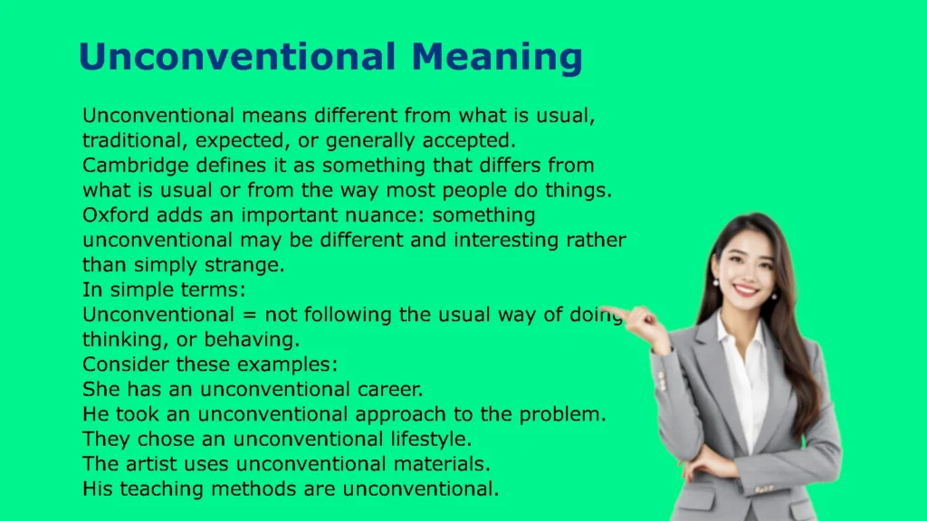 Unconventional Meaning