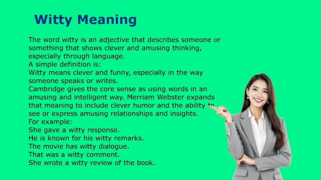 Witty Meaning