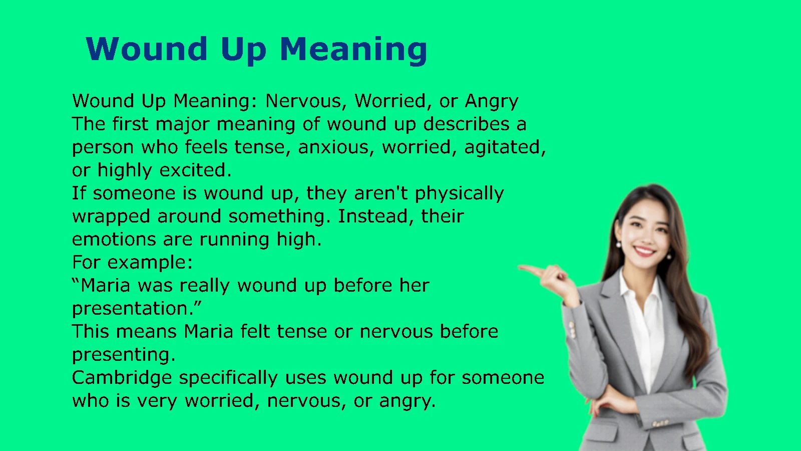 Wound Up Meaning