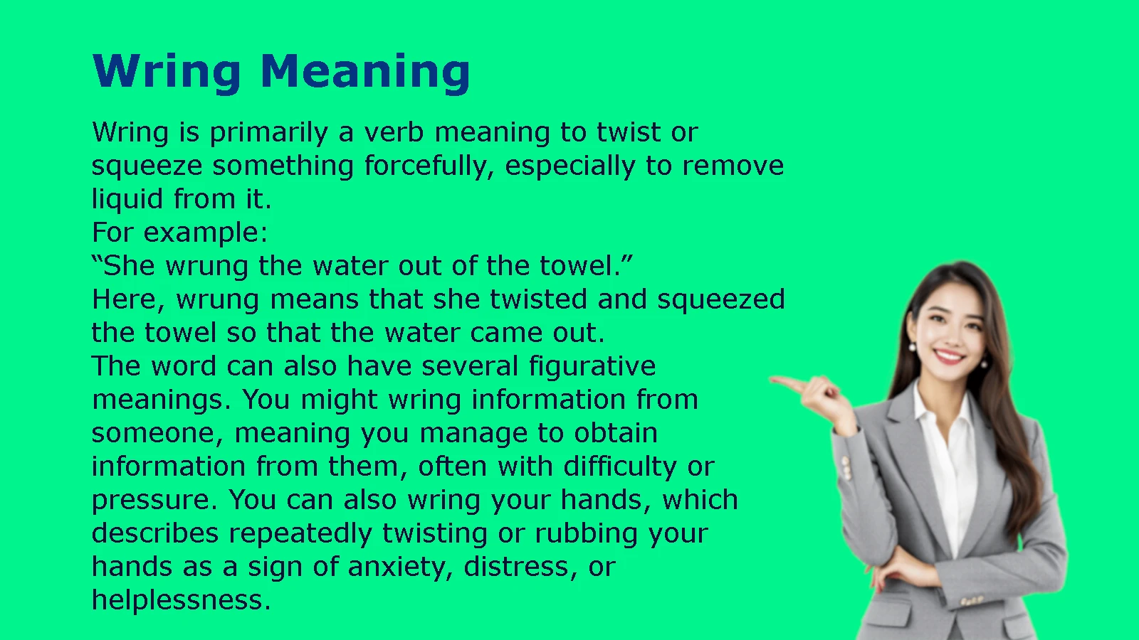 Wring Meaning