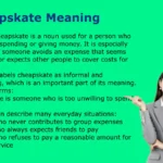 Cheapskate Meaning