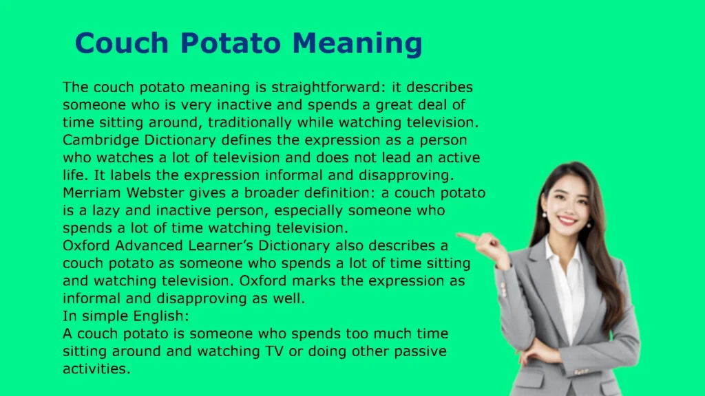 Couch Potato Meaning