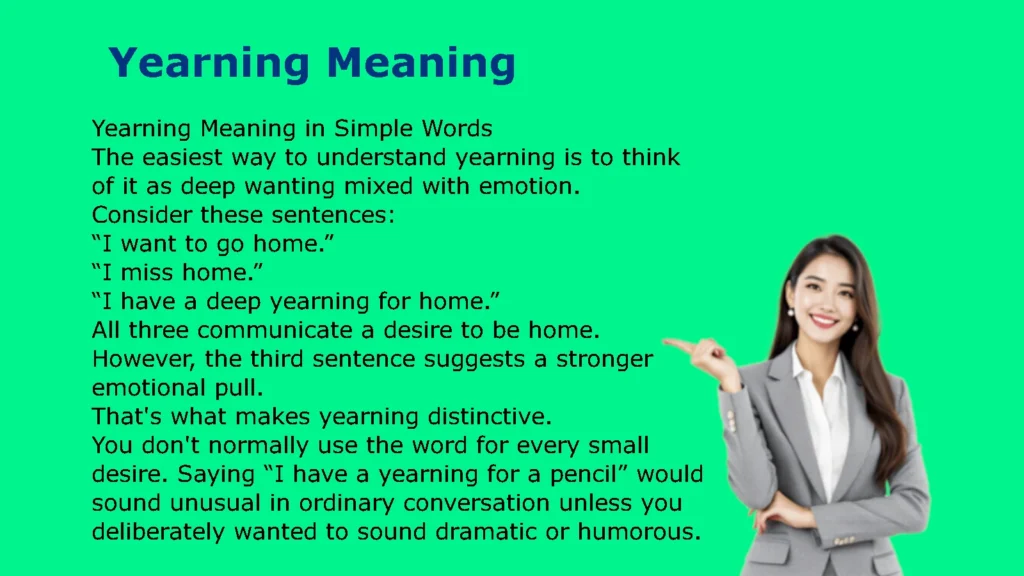 Yearning Meaning
