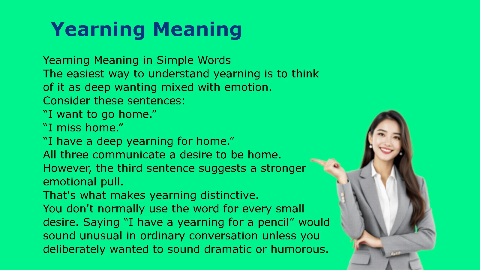 Yearning Meaning